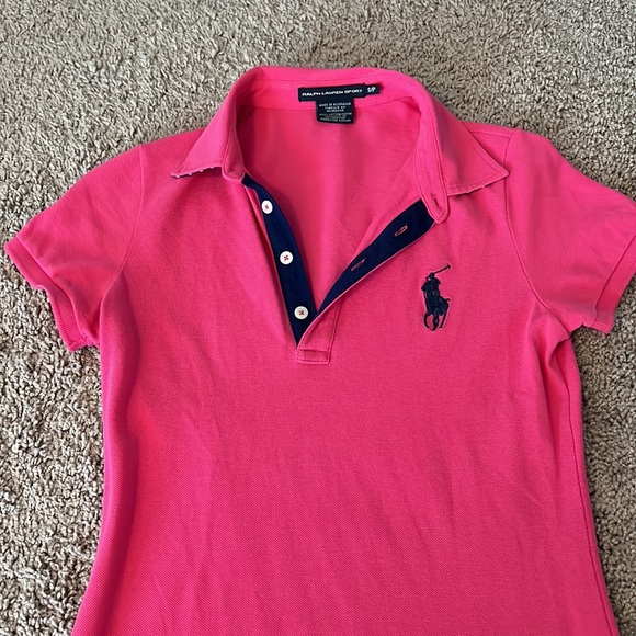 Ralph Lauren hot pink Polo Dress- small - Picture 2 of 5